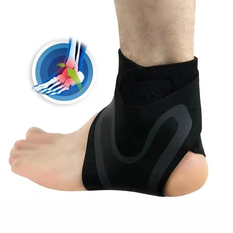 Left foot black