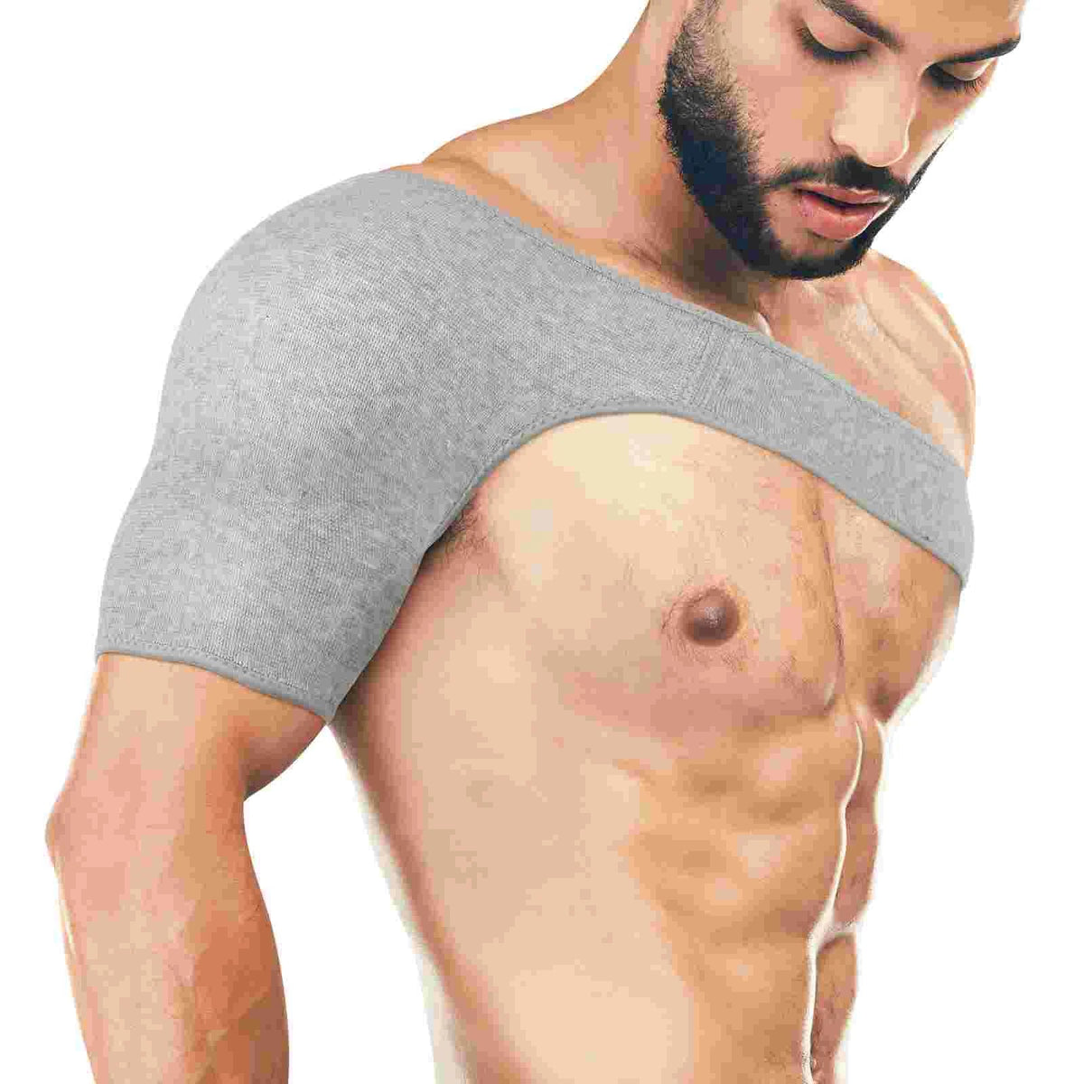 Adjustable Double Shoulder Sleeve – Lightweight Sports Shoulder Support for Fitness, Training & Everyday Activities