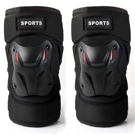 Riding Knee Pad Set – Adjustable Breathable Knee Guards for Motorcycle, Cycling & Outdoor Use