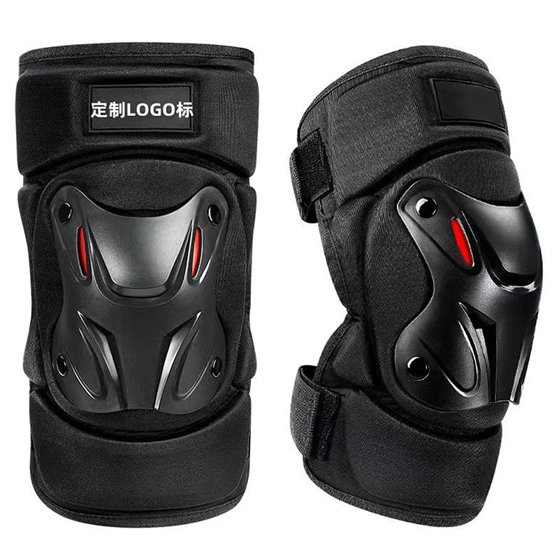 Riding Knee Pad Set – Adjustable Breathable Knee Guards for Motorcycle, Cycling & Outdoor Use