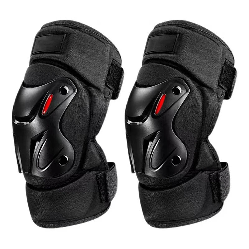 Riding Knee Pad Set – Adjustable Breathable Knee Guards for Motorcycle, Cycling & Outdoor Use